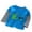 Blue, variant on HUITKMM Toddler Boys Long Sleeve Blend Tee Shirts Comfortable Casual Top