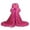 Hot Pink, variant on Lingerie for Women Apparel Long Nightgown Robe for Women Elegant Bridal Sleepwear Lace Bathrobe Fashionable Blue One Size