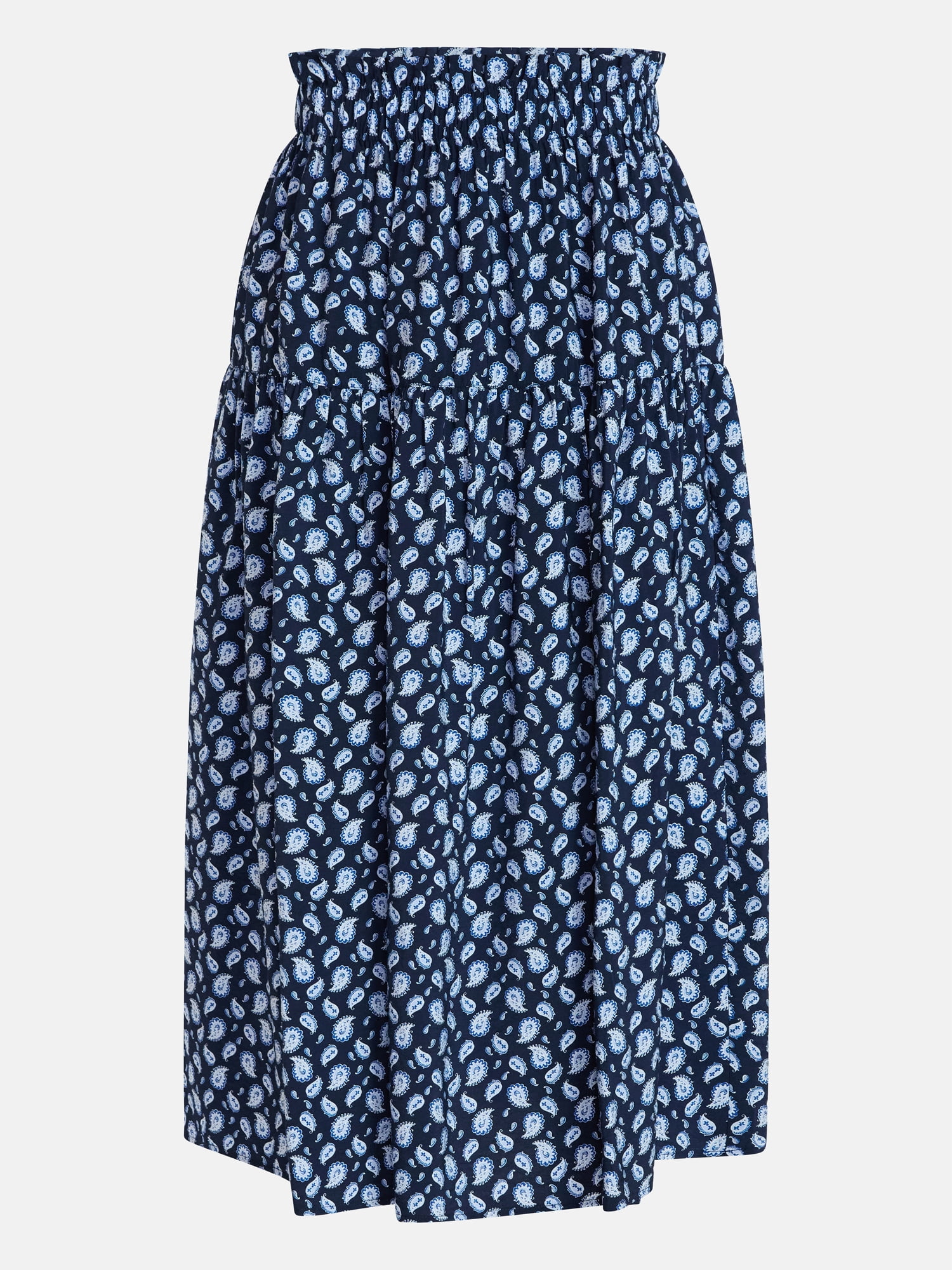 Time and Tru Women’s Tiered Maxi Skirt, Sizes XS-XXXL
