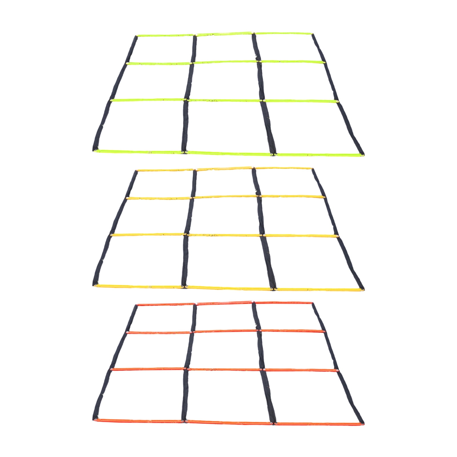 Adjustable Speed Agility Ladder with Rungs for Football Basketball Training, Portable Fitness Equipment Indoor Outdoor