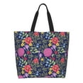 thumbnail image 1 of Fotbe Floral Bolsa Tote Estética de Lona con Estampado para Mujer - Bolsa Reutilizable de Hombro Casual para Vacaciones, Compras, Trabajo y Gimnasio, 1 of 8