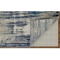 thumbnail image 4 of Feizy Indio Modern Abstract, Tan/Blue/Ivory, 10' x 13'2" Area Rug Stain Fade Resistant Pet & Kid Friendly Industrial Watercolor Design Carpet for Living Dining Bed Room, 4 of 8