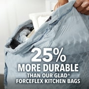 Glad ForceFlex MaxStrength with Clorox Trash Bags, 13 Gal, Eucalyptus and Peppermint, 40 Ct