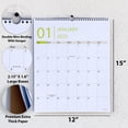 thumbnail image 2 of Calendario de pared Clever Signs 2025-2026, 18 meses, con colgador, 2 of 6