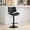 Black PU, variant on Walnut Bentwood and Faux Leather, Ergonomic Backrest, Stable Base - Fit for Kitchen Dining