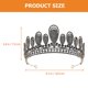 thumbnail image 3 of Rhinestones Tiara Bride Crystal Crown Bridal Headband Wedding Hair Jewelry, 3 of 3