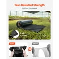 thumbnail image 2 of KFFKFF 10Mil Plastic Film, 5 x 100 ft Basement Moisture Shield, Versatile Building Thick Plastic Sheeting, Garden Polyethylene Film Roll, Plastic Covering for Agricultural, Black, 2 of 9