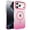 Red, variant on Allytechgroup Sparkly Case for iPhone 17 Pro, Slim Glitter Magnetic Phone Shell Compatible with Magsafe Anti Yellowing Shockproof Protective Back Cover for iPhone 17 Pro, Purple