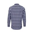 thumbnail image 2 of Premier Mens Mulligan Checked Cotton Long-Sleeved Shirt, 2 of 4