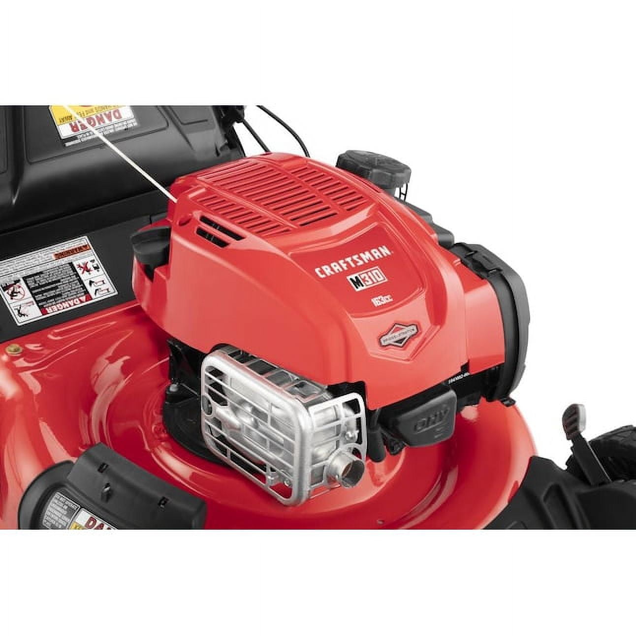 Restored CRAFTSMAN M310 163 cc 21 in Self propelled Gas Lawn Mower with Briggs Stratton Engine Refurbished