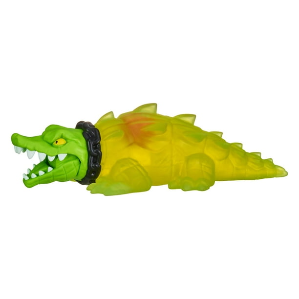 Paquete de héroes primigenios de Heroes Of Goo Jit Zu Goo Shifters Primal Rock Jaw. Juguete relleno de sustancia viscosa súper elástico y blando con una transformación única de sustancia viscosa