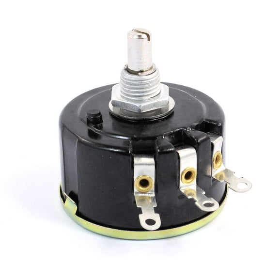 Unique Bargains 6mm Shaft 5W 10K Ohm Variable Resistor Wirewound Potentiometer WX112(050)