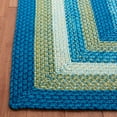 thumbnail image 5 of Safavieh Braided 3' X 5' Hand Woven Rug in Aqua / Green, 5 of 13