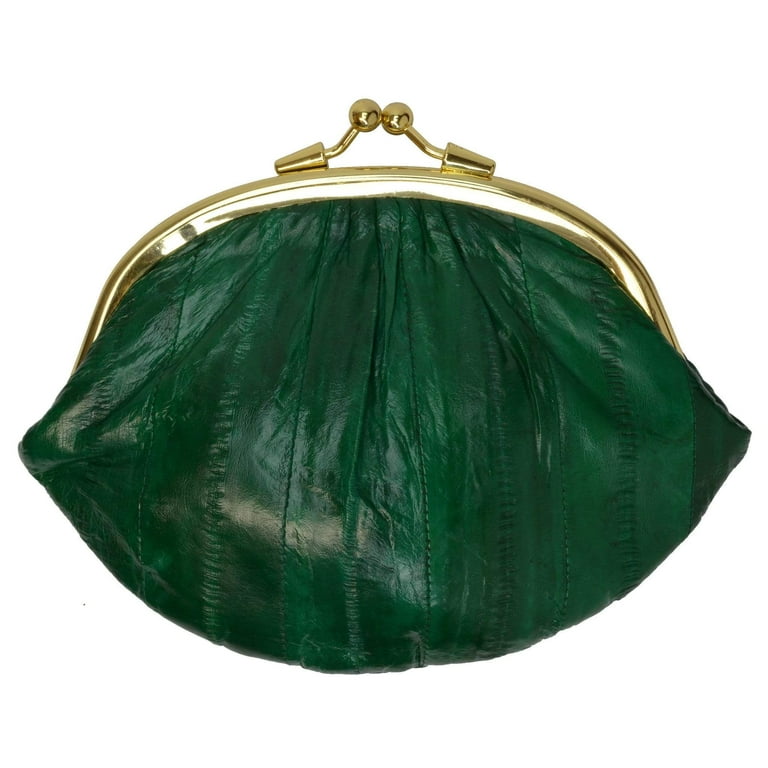 Eel Skin Large Double Coin Purse Change Wallet E 10 BIG Walmart