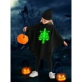 thumbnail image 5 of Toddler Baby Girls Boys Halloween Costume Cosplay Ghost Smile Cape Cloak Fancy Party Hoodie 1-6 Years, 5 of 9