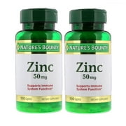 Nature's Bounty Zinc, 50mg - 100 ct (2 Pack)