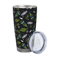 thumbnail image 2 of Uemuo Space Rockets Print Travel Coffee Mug ,20oz Double-walled Car Cup ,Stainless Steel Insulated Tumbler Leak-proof Travel Cup Reusable Straw Car Cup-Without Straw, 2 of 8
