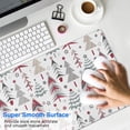thumbnail image 4 of Long Mouse Pads for Desk,White Christmas Tree Pattern Desk Mats on Top Of Desks, Desk Mouse Pad Extra Large with 3mm Non-Slip Base and Stitched Edge for Gaming,Office,Work,Home 31.5x15.7in, 4 of 5