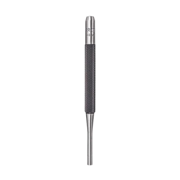 Empuñadura estriada de acero endurecido Drive Pin Punch Starrett de 10 cm