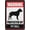 Warning Sign 4, variant on Warning Protected By Scottish Deerhound Sign Sign, 8"x12" Grade Reflective Sheeting Rust Free Aluminum, Weather Resistant, Waterproof, Easy To Mount