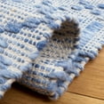thumbnail image 5 of SAFAVIEH Natura Ognena Geometric Polyester Area Rug, Blue/Grey, 6' x 6' Round, 5 of 8