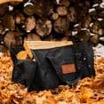 thumbnail image 7 of White Duck Outdoors Tuff Heavy Duty Waxed Tote Shape Canvas Log Carrier Bag - Black, 7 of 7