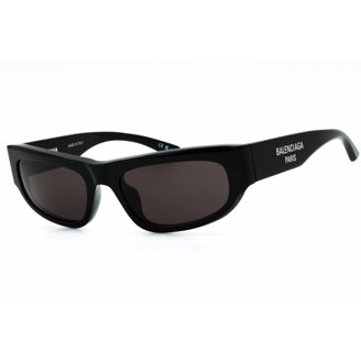 BALENCIAGA BB0046S 006 Cat Eye Acetate Silver 55 mm Women display picture 1