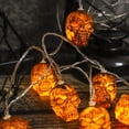 thumbnail image 3 of Cadena de luces de Halloween Luces decorativas de vacaciones Lámpara de cadena Atmósfera Decoración de Halloween Luz Decoración para el hogar Ventana, 3 of 8