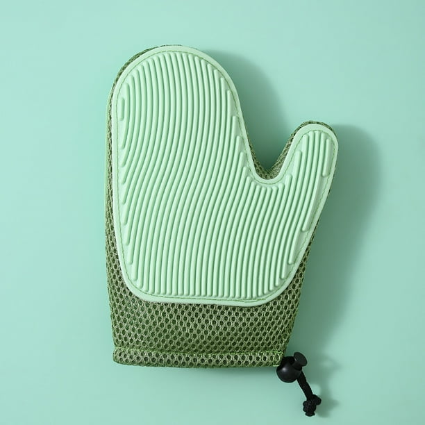Guante quitapelos para perros y gatos | Cepillo de aseo 2 en 1 y quitapelusas para muebles | Guante masajeador para quitar el pelo suelto en sofás, alfombras, coches y camas