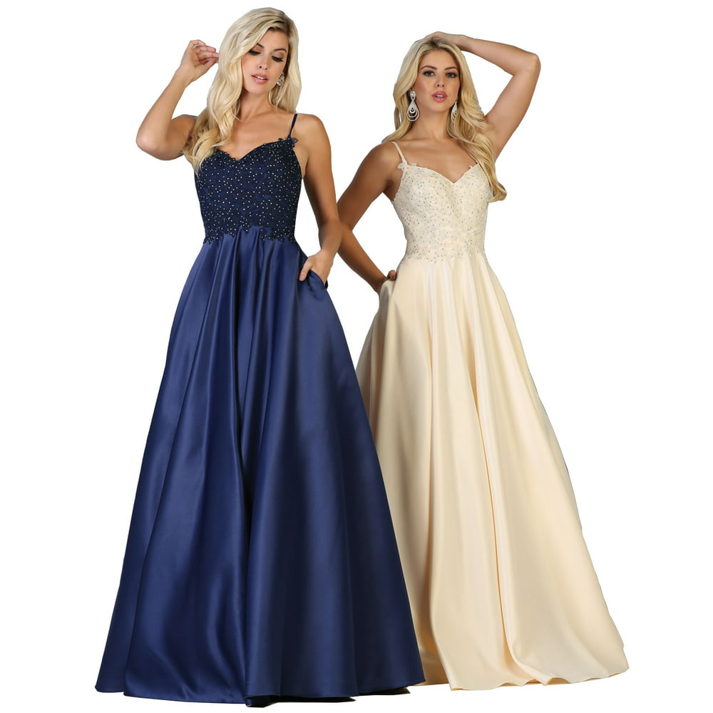 Formal Dress Shops - WEDDING DESTINATION FORMAL CLASSY GOWN - Walmart ...