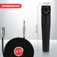 thumbnail image 2 of Micrófono Pyle Professional Dynamic, paquete de 4 con cable y Pop F, 2 of 7