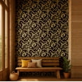 thumbnail image 2 of S4Sassy Peel & Stick Vinyl Wallpaper, Floral Wall Paper Contact Paper Waterproof- Green, 25"x60", Removable Asian Style Covering for Home Decor in Bedrooms & Living Areas, 2 of 9