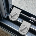 thumbnail image 1 of weibbin Sliding Door Window Lock Stopper Adjustable Thick Sliding Safety Anti Theft Security Non Perforated Lock Plastic Steel Aluminium Rails Limit Window Door Anti Slip, 1 of 3