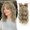 Ash Beige Blonde, variant on Wavy hair extensions with bangs, suitable for those with thinning hair, naturally voluminous and blending seamlessly | Soft waves and bangs add natural volume, cover the top of the head, and create a