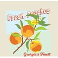 thumbnail image 2 of Natural World Fresh Peaches Crew Neck Short Sleeve Adult T-shirt
-XL-Off-White, 2 of 3