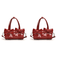 thumbnail image 1 of Bolso Hombro Lindo para Mujer Con Cierre Y Lazo Axila Femenino (S) Rojo, 1 of 6