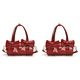 thumbnail image 1 of Bolso Hombro Lindo para Mujer Con Cierre Y Lazo Axila Femenino (S) Rojo, 1 of 6