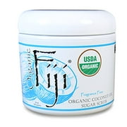 Organic Fiji Fragrance Free Sugar Scrub 20oz for Face &Body
