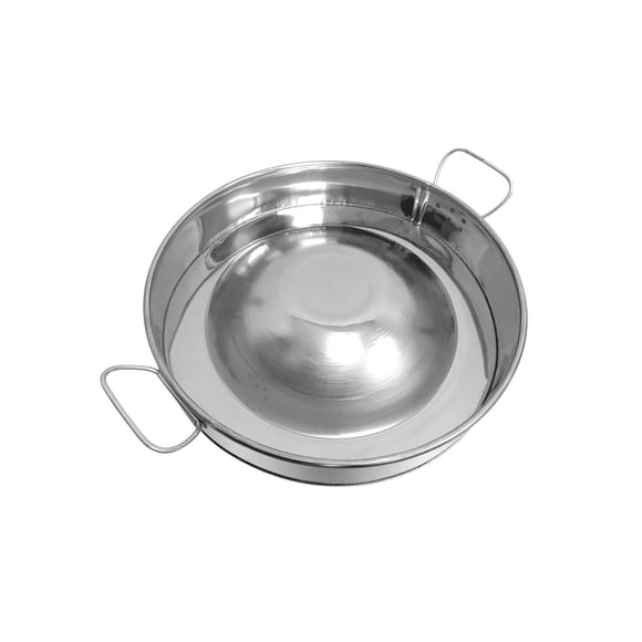 Comal Choricero De Acero Inoxidable De 40cm
