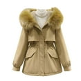 thumbnail image 2 of LOVZFMLL Jackets for Women's Loose Winter And Thick Insulation Work Attire Overcoming Cotton Jacket, 2 of 4