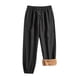 thumbnail image 1 of Pantalones largos de invierno para hombre, rectos, de terciopelo, informales, de uso diario, de rayón, 1 of 7