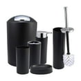 thumbnail image 2 of 6 Pcs Bathroom Accessories Set, Gift Set for Hotel bar Bathroom - Black, 2 of 7