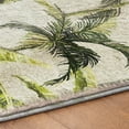 thumbnail image 5 of Addison Rugs Dream Shag Premium Machine Washable Transitional Palm Trees Green Rectangle Rug, 9' x 12', 5 of 8