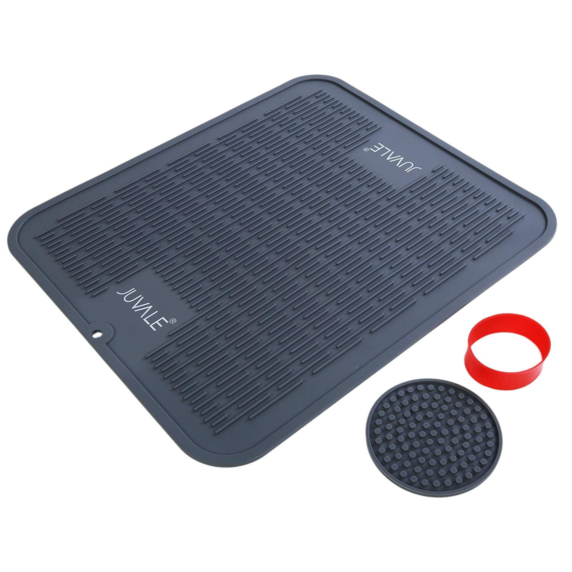 Dish Drying Mat Kit Silicone Drying Mat Kitchen Counter Dish