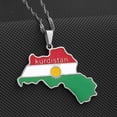 thumbnail image 1 of Dalazy Map Necklace Geometric Bag Steel Kurdistan Map Necklace Hot Set, 1 of 1