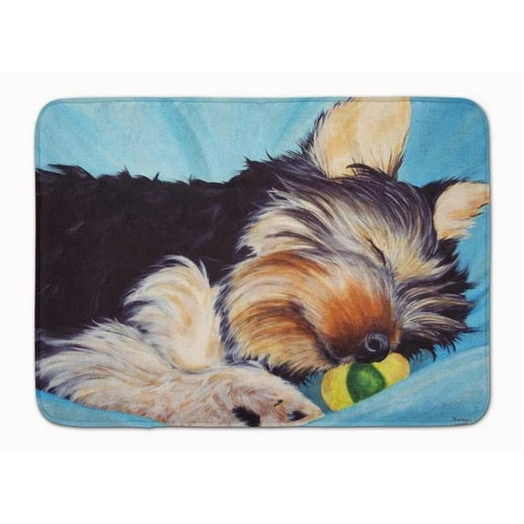 Naptime Yorkie Yorkshire Terrier Machine Washable Memory Foam Mat
