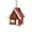 ,Multicolor, variant on HengDidi Glowing LED Wooden Christmas Cottage Ornament with Warm White Light, Miniature Cabin for Tree or Desktop Display - Festive Home Decoration Piece