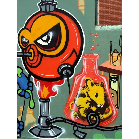 Graffiti Laboratory - CANVAS OR FINE PRINT WALL ART PRINT