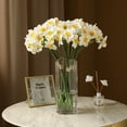 thumbnail image 4 of Viworld 6PCS Artificial Daffodils Flowers Spring Flower Fake Silk Flower Arrangement for Home Wedding Decor, 4 of 9