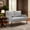 Light grey1, variant on BSHTI Modern Standard Loveseat Couch,with Removable Back Cushions,Sturdy Construction,Linen Blend Upholstery,Square Arm,Black